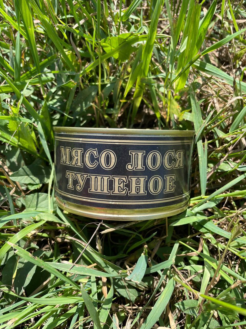 Мясо лося тушеное Деликатес Дичь 325 г