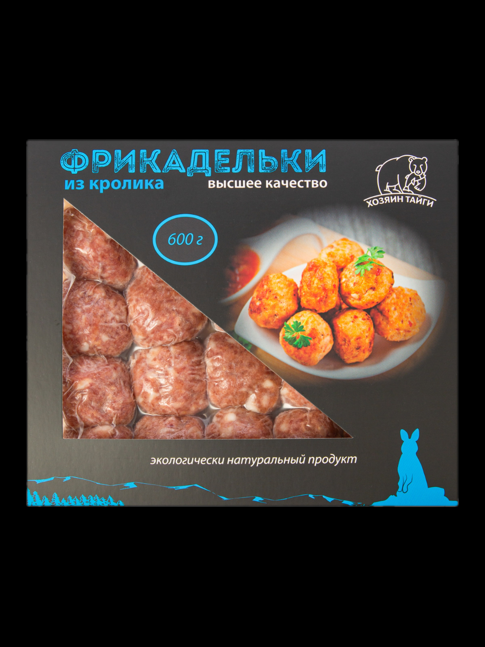 Фрикадельки из Кролика, с/м, в/у, 600гр