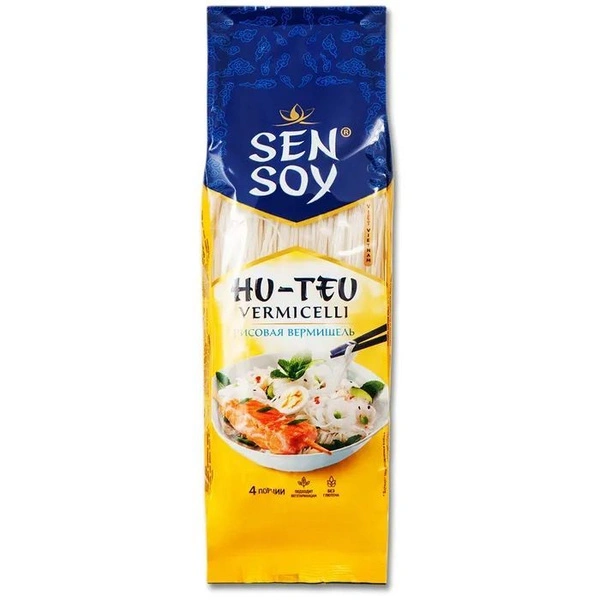 Вермишель HU-TEU рисовая 200г СЭН СОЙ лапша