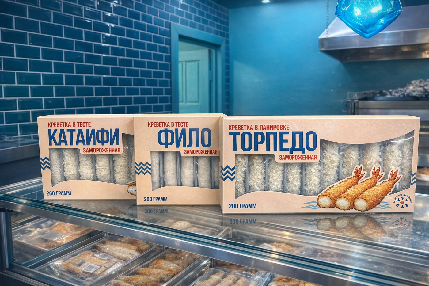 Креветка Катаифи 260гр