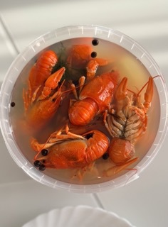 Раки вареные 40/60, 1 кг